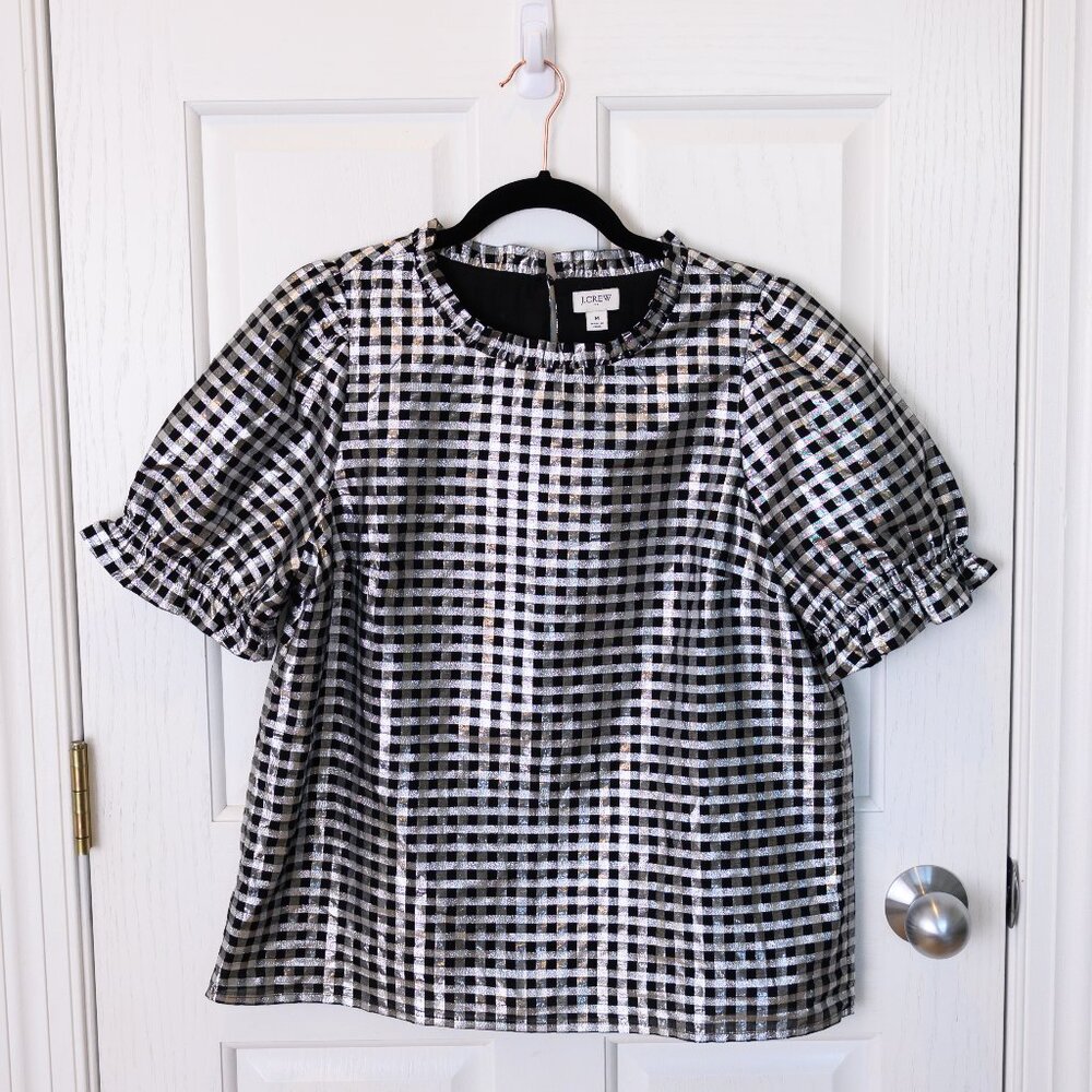 J.Crew Gingham Shirt Women’s Size Medium